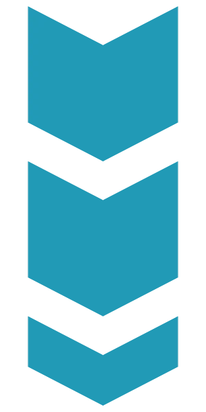 Blauwe pijlen